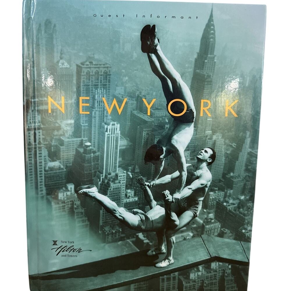 Vintage 1997 New York Coffee Table Book Decorative Bookshelf Styling Decor NYC
